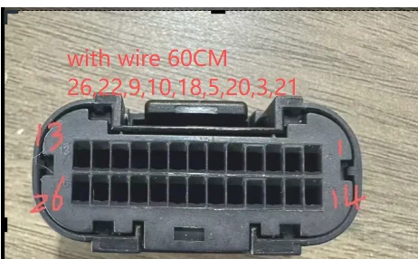 MX23A26SF1 Customized 26p9 wire harness