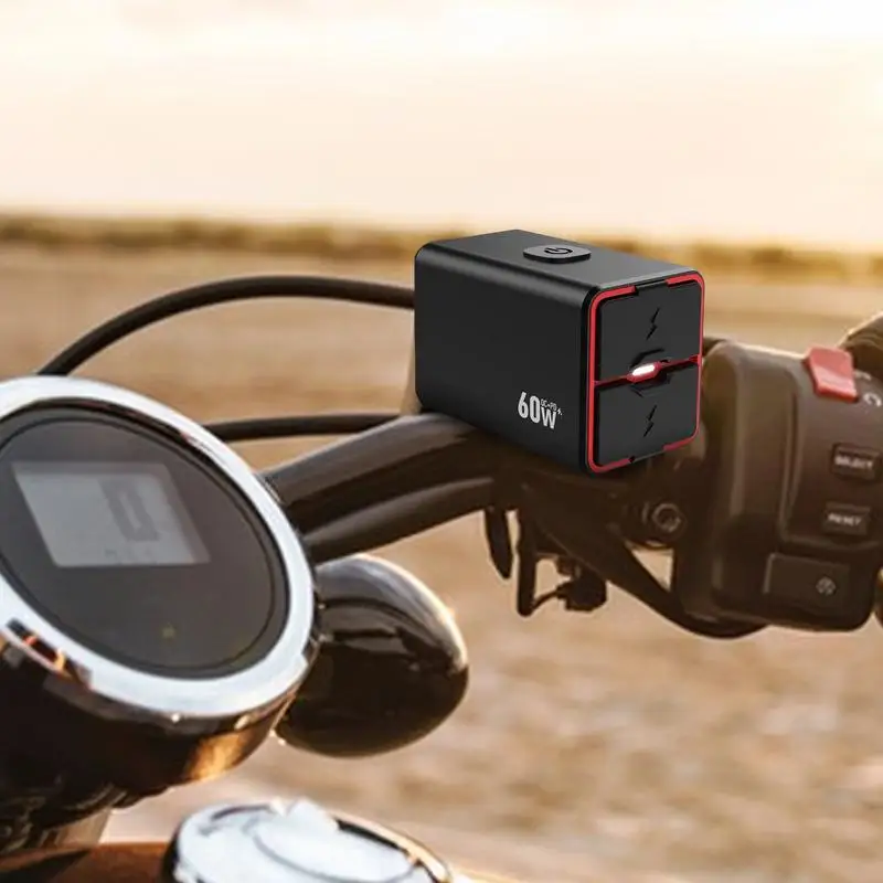 Waterproof Motorcycle USB C Charger Handlebar Phone Charger Multi-speed Adjustable Fast Charging Motorcycle Accessories - Image 3