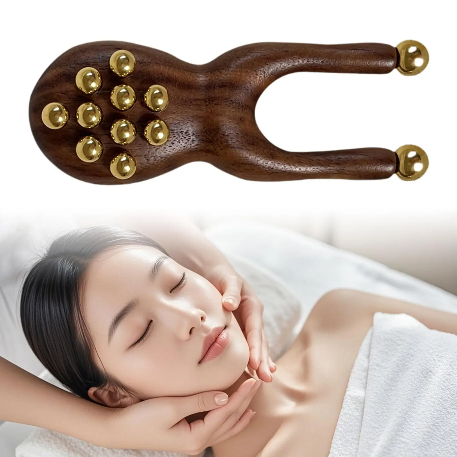 

Wooden Nose Guasha Massage Tool Portable Eyes Facial Acupoint Massage Facial Massager Comb Manual Massager Gua Sha Facial Tool