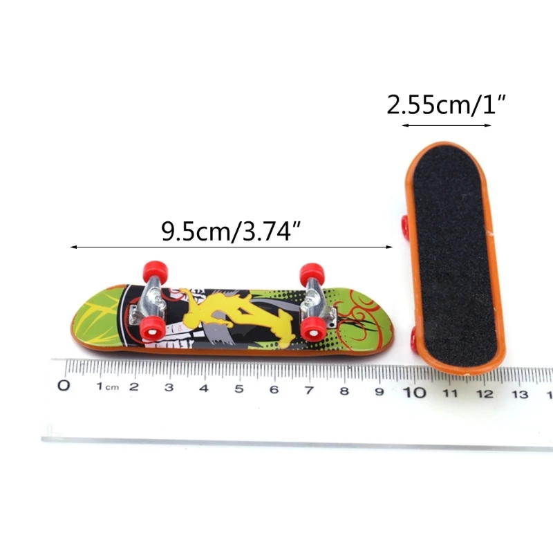 Finger Skateboard DIY Kits Mini Fingerboard Toy Professional Finger Skate Boarding Deck for Kids Adult Finger Sports Toy