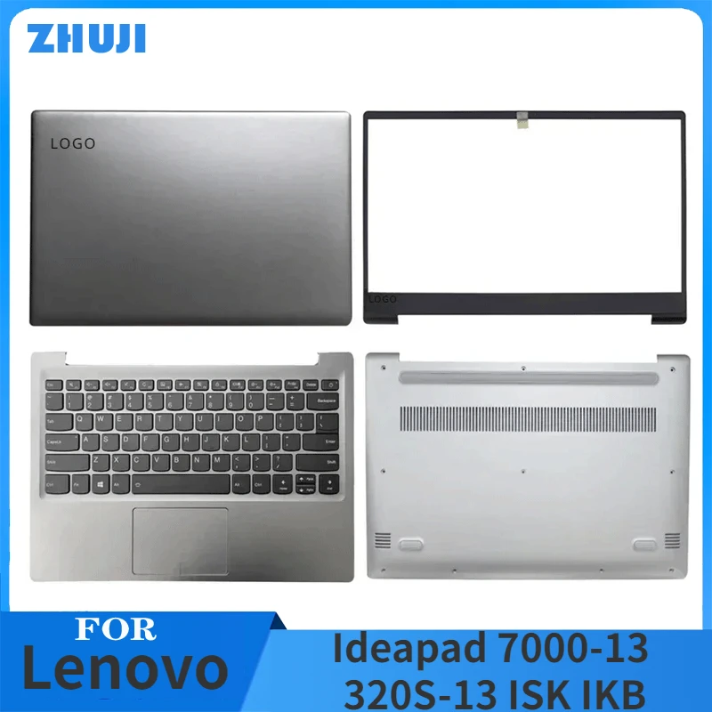 NEW For Lenovo Ideapad 7000-13 320S-13 ISK IKB Laptop LCD Back Cover Front Bezel Upper Palmrest Bottom Base Case Keyboard Hinges