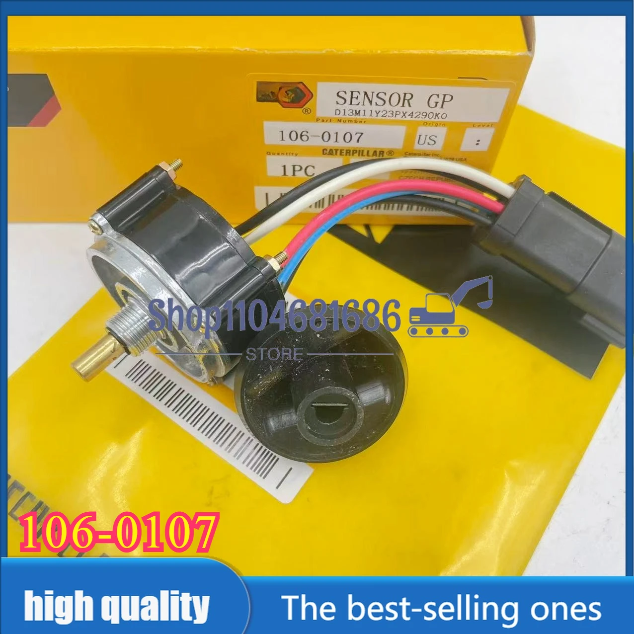 

106-0107 E320D E320B E320C E312 E365B Excavator Throttle Knob Rotary Switch 1060107