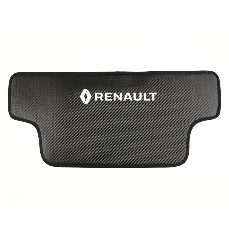 Carbon fiber Car Seat Anti Kick Pad For Renault RS Koleos Captur Kadjar Megane Clio Talisman Scenic Arkana Zoe Twingo Accessory