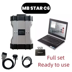 DOIP C6 VCI MB STAR C6 VCI car diagnostic tool Unlimited Licence MB Auto diagnostis Support DTS Vediamo Off-line codingwis epc