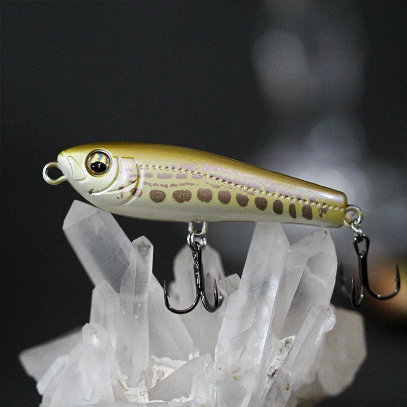 1Pcs Schwimm Mini Bleistift 45mm 2g Topwater Angeln Locken Wobbler Künstliche Kunststoff Harten Köder Für Barsch Hecht forelle Bass Tackle – Detail 38
