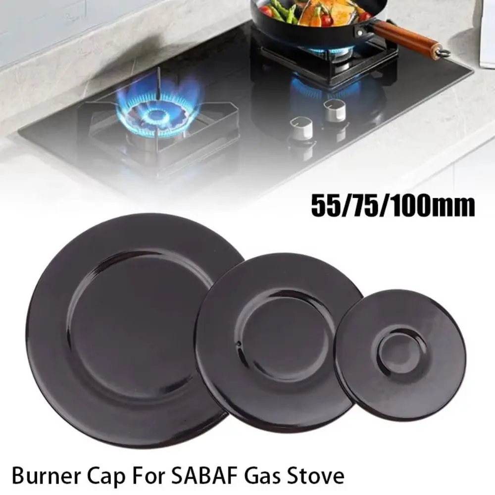1Pcs Durable 55/75/100MM Burner Cap Iron Concave Top Fire Cover Oven Burner Accessory For SABAF Gas Stove