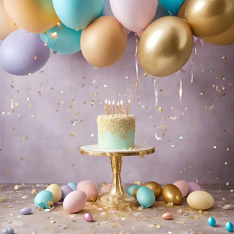 Mehofondอีสเตอร์บอลลูนการถ่ายภาพฉากหลังอาบน้ําทารกแรกเกิดภาพวันหยุดเค้กSmashฉลองไข่ตกแต่งพื้นหลัง