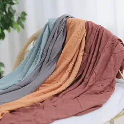 New Design 100 Cotton Gauze Customized Wholesales Bamboo Muslin Swaddle Wrap Blanket Active Printing Baby Blanket