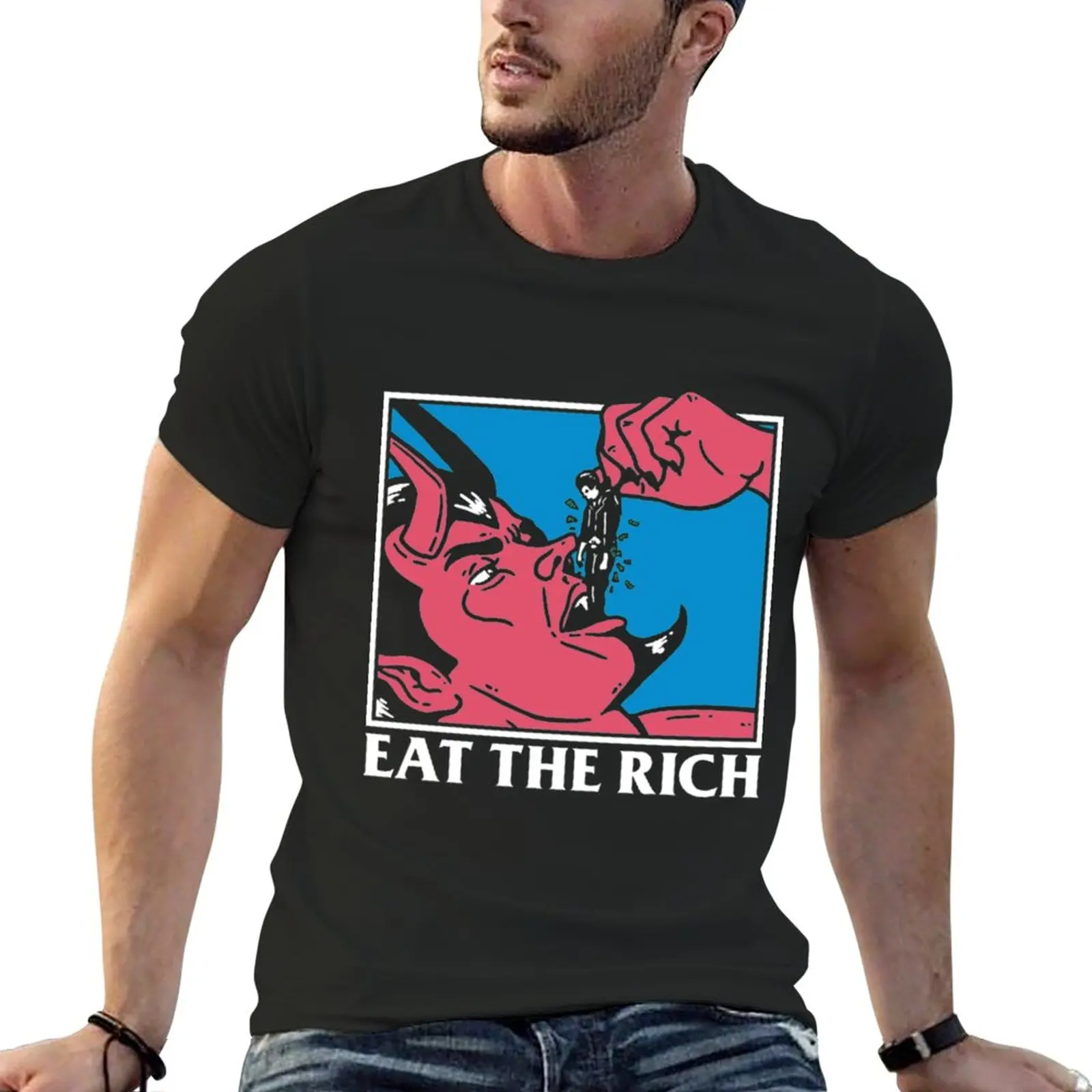 New Eat The Rich T-ShirtEat The Rich T-Shirt anime plus size t shirts quick-drying t-shirt mens white t shirts