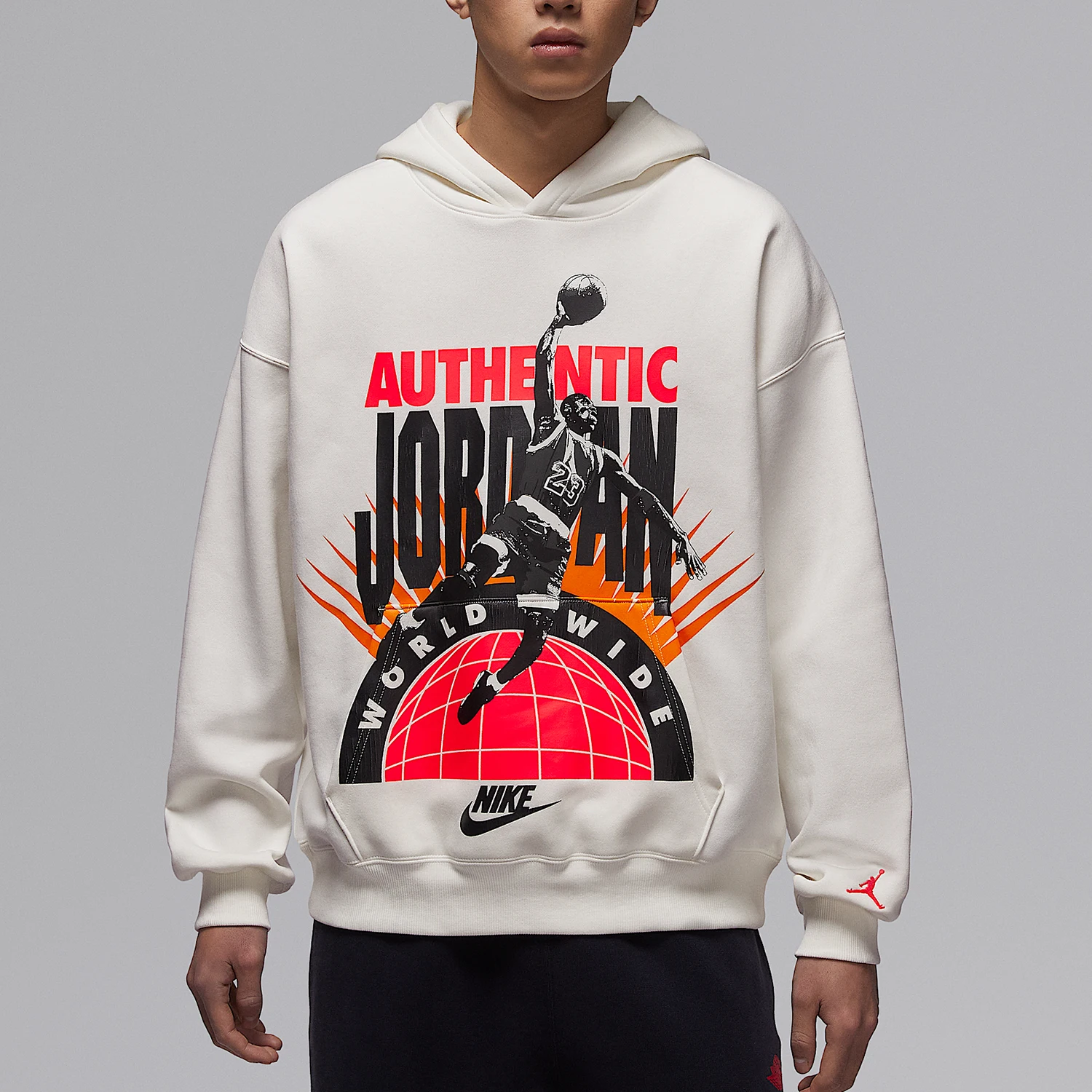 Sudadera con capucha retro de moda para hombre Nike Authentic Jordan IF1844-133