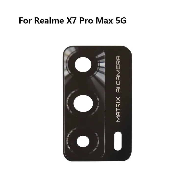 10Pcs For OPPO Realme XT X2 Pro X3 super zoon X50 X7 Pro Max 5G Rear Back Camera Glass Lens with Sticker Replacement