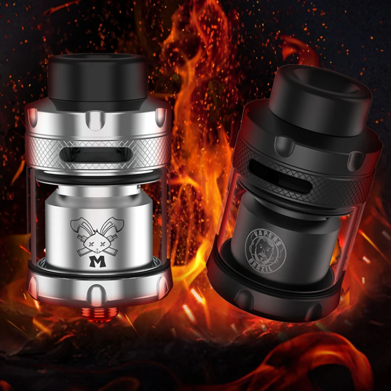 Oryginalny Hellvape Dead Rabbit M Atomizer RTA 2/3/4.5ml Atomizer pojemność 0.15ohm SS316 /0.25ohm KA1 siatka z drutu E Atomizer papierosa