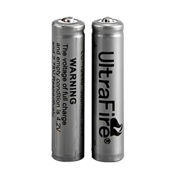 UltraFire 10440 AAA akumulator litowo-jonowy 3,7 V 500 mAh akumulatory litowe wielokrotnego ładowania ogniwa wysokie 44 MM do latarki zabawka kalkulator Radio