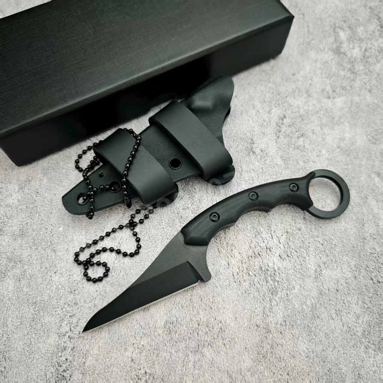 ポーカーストレートブレードナイフ、8cr13movブレード、g10ハンドル、ナイフ愛好家向けのコレクターズアイテム、アウトドアキャンプに最適