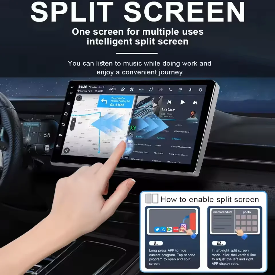 For Ford S Max S-MAX 2006-2015 For Ford Galaxy 2014 Android 16 2K QLED Carplay Auto Radio Stereo Multimedia Player GPS 4G WIFI