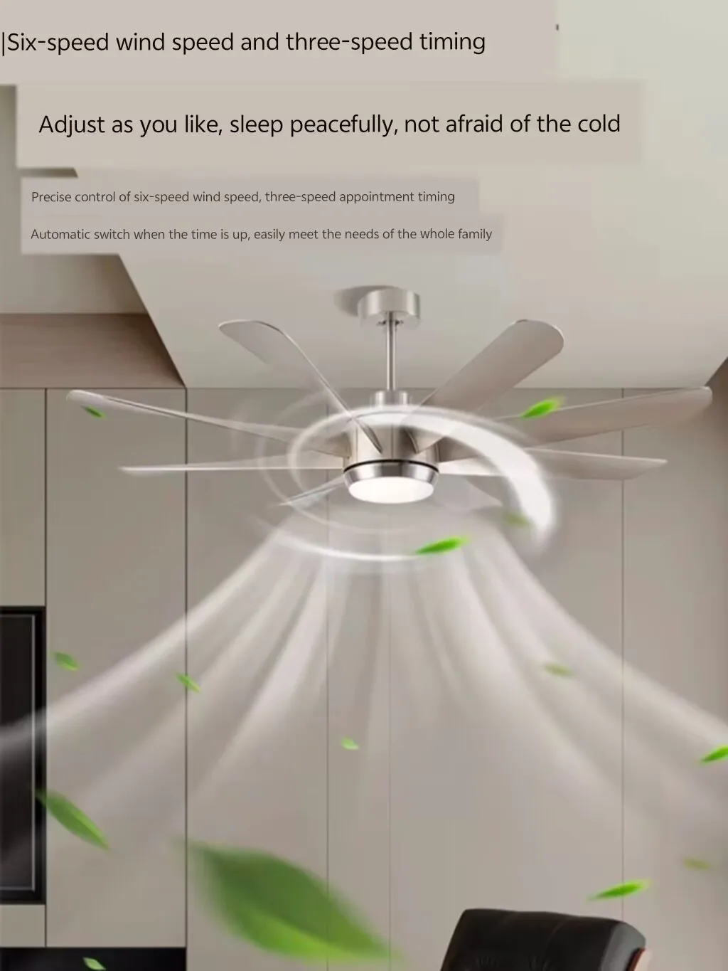 60 inch powerful fan lamp, industrial large ceiling fan lamp, modern gym electric fan lamp, living room mall fan lamp