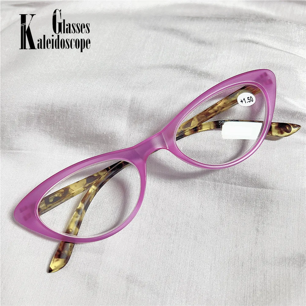 Cat Eye Reading Glasses Women Small Frame Presbyopia Eyeglasses Ladies Prescription Diopter +1.0 1.5 2.0 2.5 3.0 3.5 4.0