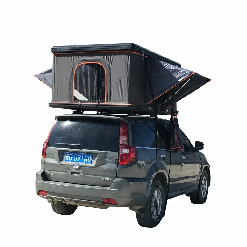 

4wd Custom Straight Support Roof Top Tent Aluminum vertical Hard Shell For Car 4x4 Off Road Camping Roof Top Tent