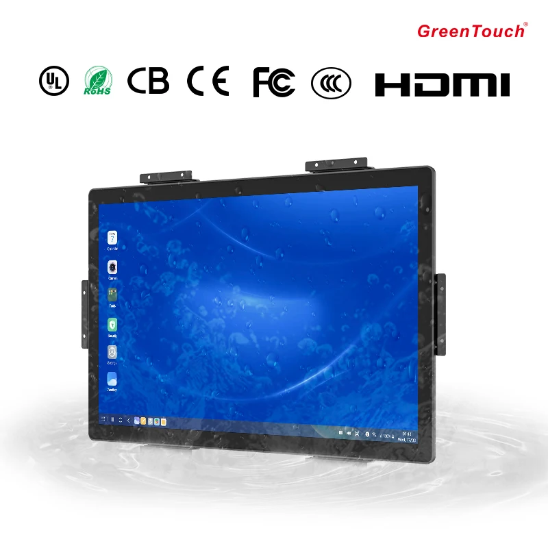 23.8 Inch Touch Screen Monitor Led Display For Lcd Monitor Interactive Touchscreen Pc All In One