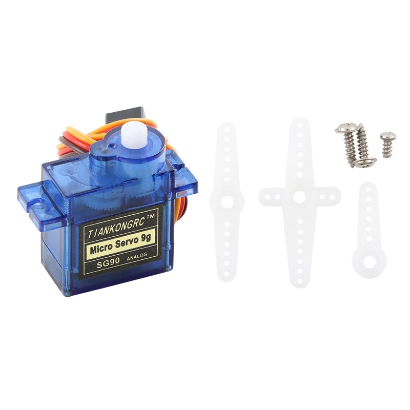 Sg90 9g Micro Servo Motor, Mini Servos Motor Kit Plastic Gear 180 Degree Servo for Rc Car Airplane Plane for Arduino