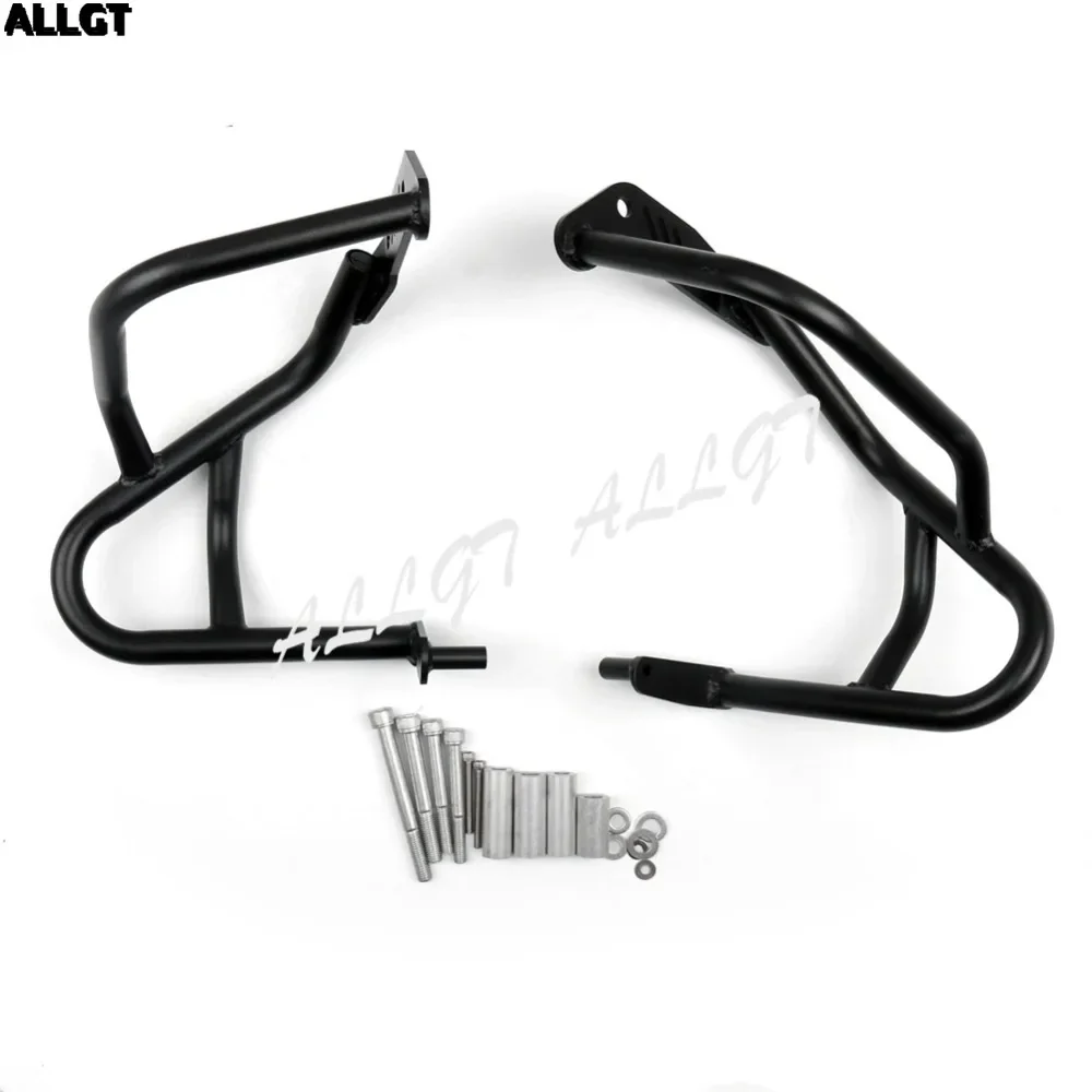 ALLGT قضبان حماية من التصادم للدراجات النارية حراس المحرك يناسب BMW R1200R 2007 2008 2009 2010-2014