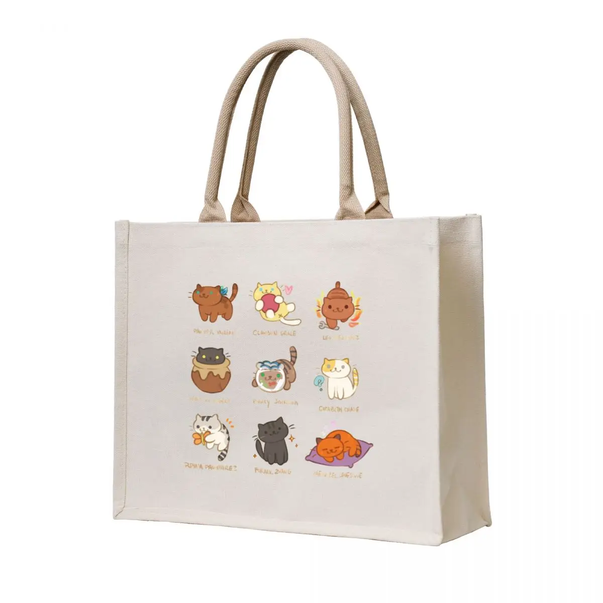 

Purrcy Jackson Tote Bag Beach bag sac pour femme Portable shopping bag female