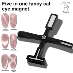 Vnjaoi Manicure Nails French Cat's Eye Magnet UV Gel Polishing pattern 3D multi-functional magic art decoration tool