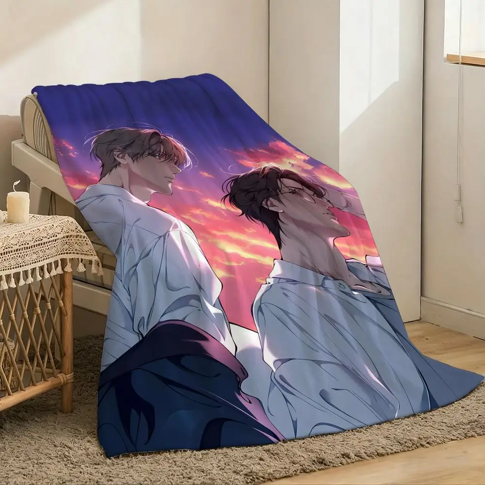 Lost in the Cloud Throw Lightweight 240g Flannel Blanket Soft Skin-friendly for Summer Cooling