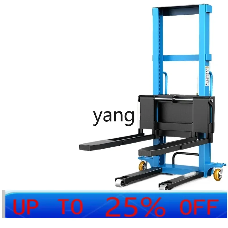 CX truck forklift electric stack height hydraulic handling small mobile lift manual unloading