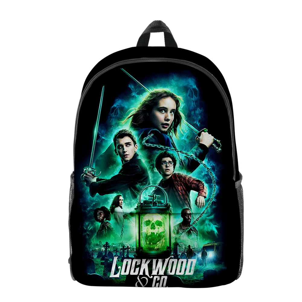 

Lockwood & Co Tv Show Backpack Student School Bag Unisex Daypack Zipper Traval Bag 2023 Casual Style Harajuku Bag