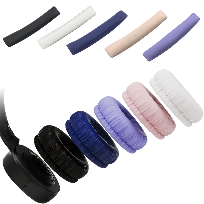 1 Pair 70mm Replacement Foam Ear Pads Pillow Cushion Cover for JBL T520BT T510BT T500BT T450BT Soft Headphone Headset