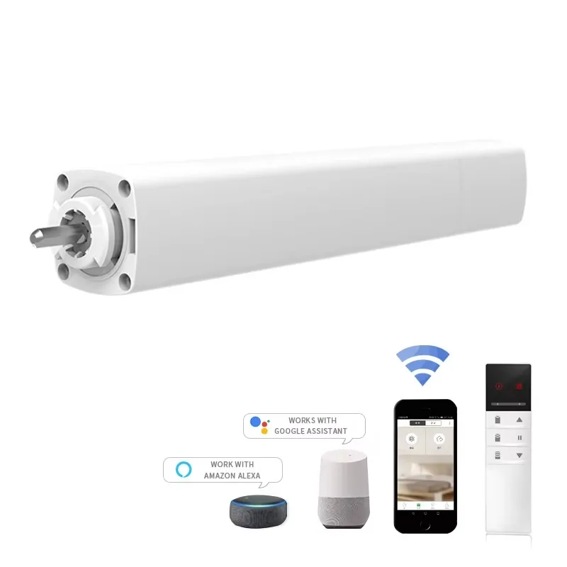 

Low noise electric automatic corrugated Z-wave electric track rod curtain motor