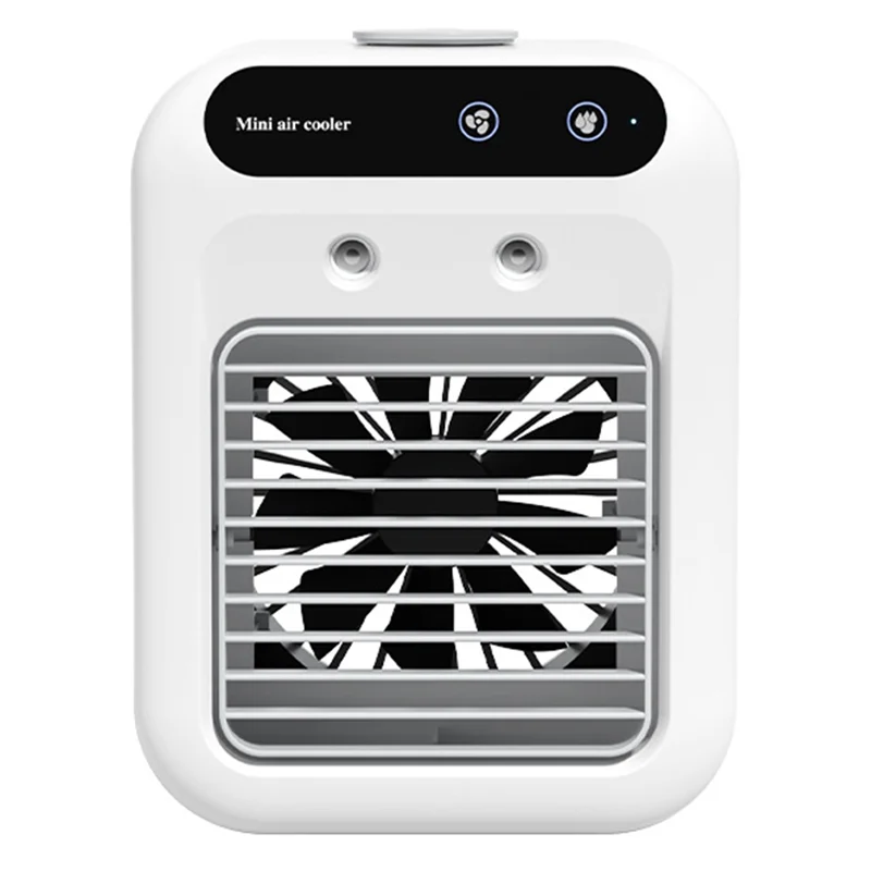 B47B-Portable USB Desktop Humidifier Fan Water Tank Mini Air Cooler Cooling Device Lithium Battery Low Voltage Operation Fan
