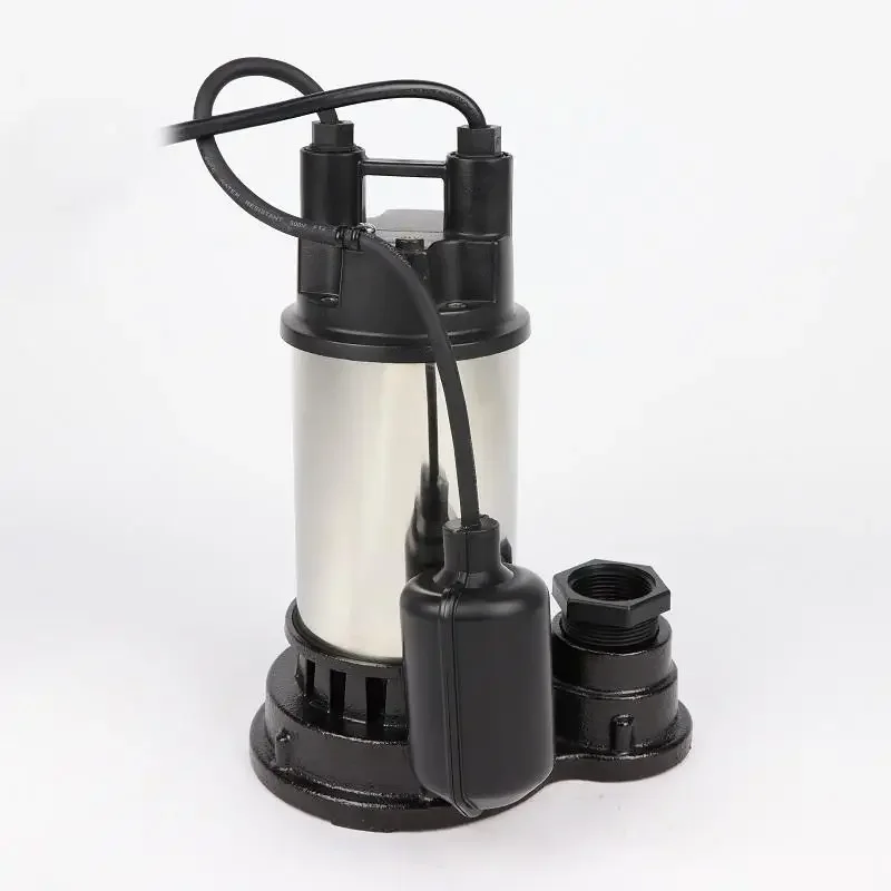 Waste water solution with float switch, electric stainless steel submersible drain pump for flood control