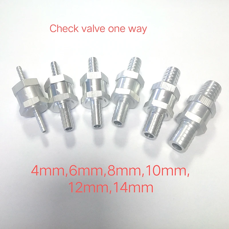 Car Accessories Aluminum Alloy Fuel Check Valve for 4/6/8/10/12/14 Cylinders Engine Part Quality Certified