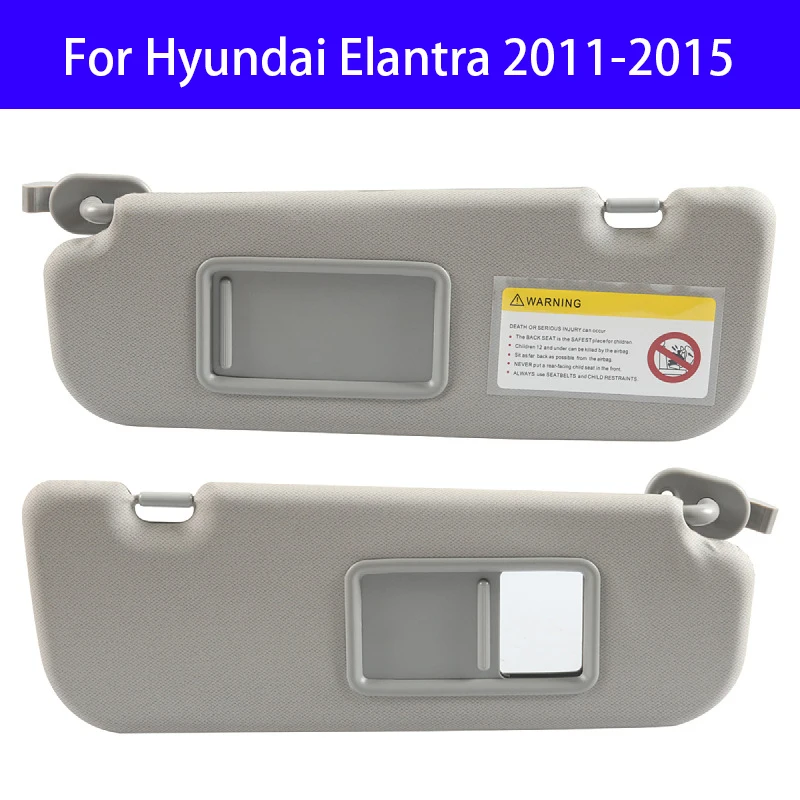 

Car Sun Visor Fit For Hyundai Elantra 2011-2015 with Vanity Mirror Cover Plate for Blocking Sunlight ‎852103X000TX 852203X000TX