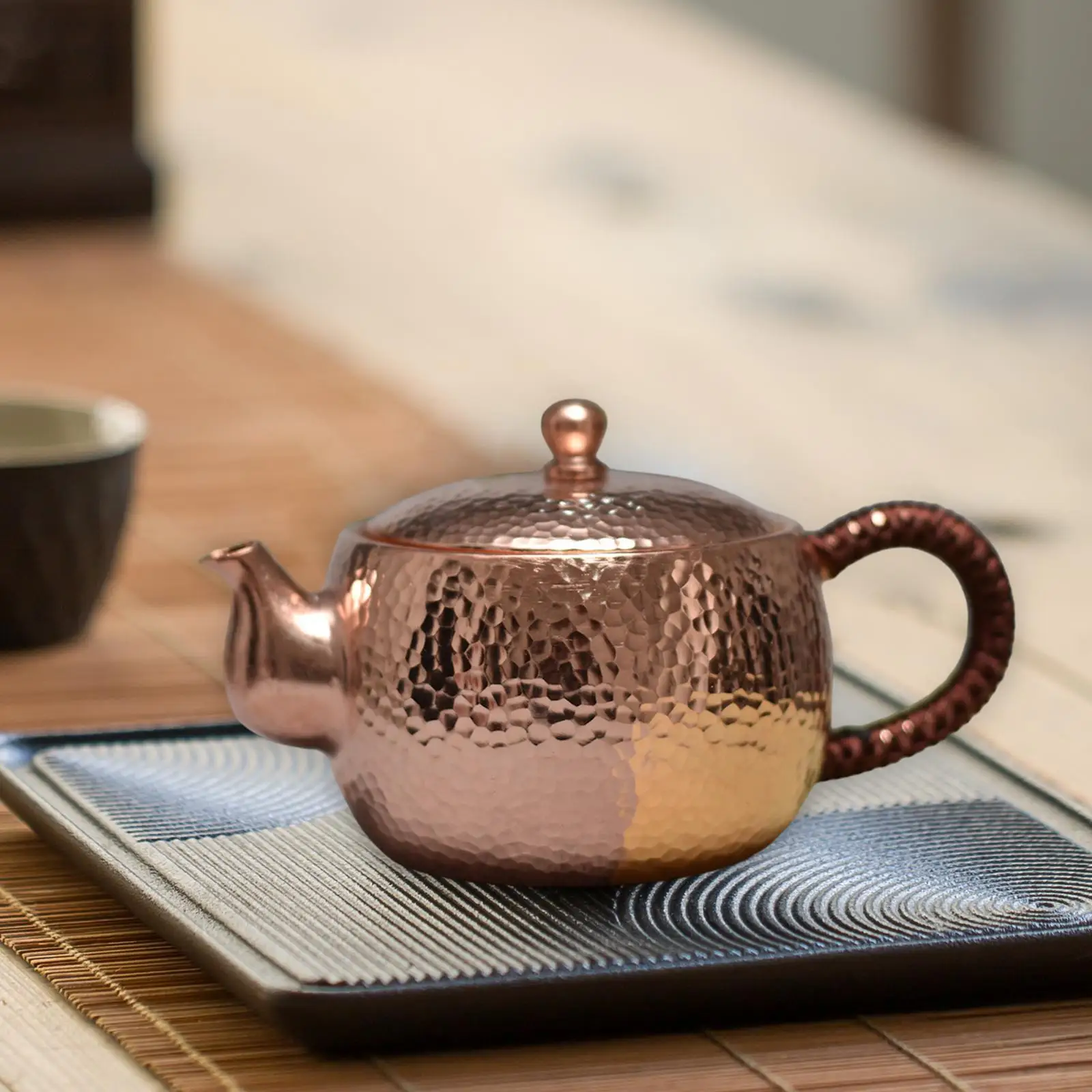 Copper Teapot Chinese Traditional Teapot Teawear for Picnic Home Camping