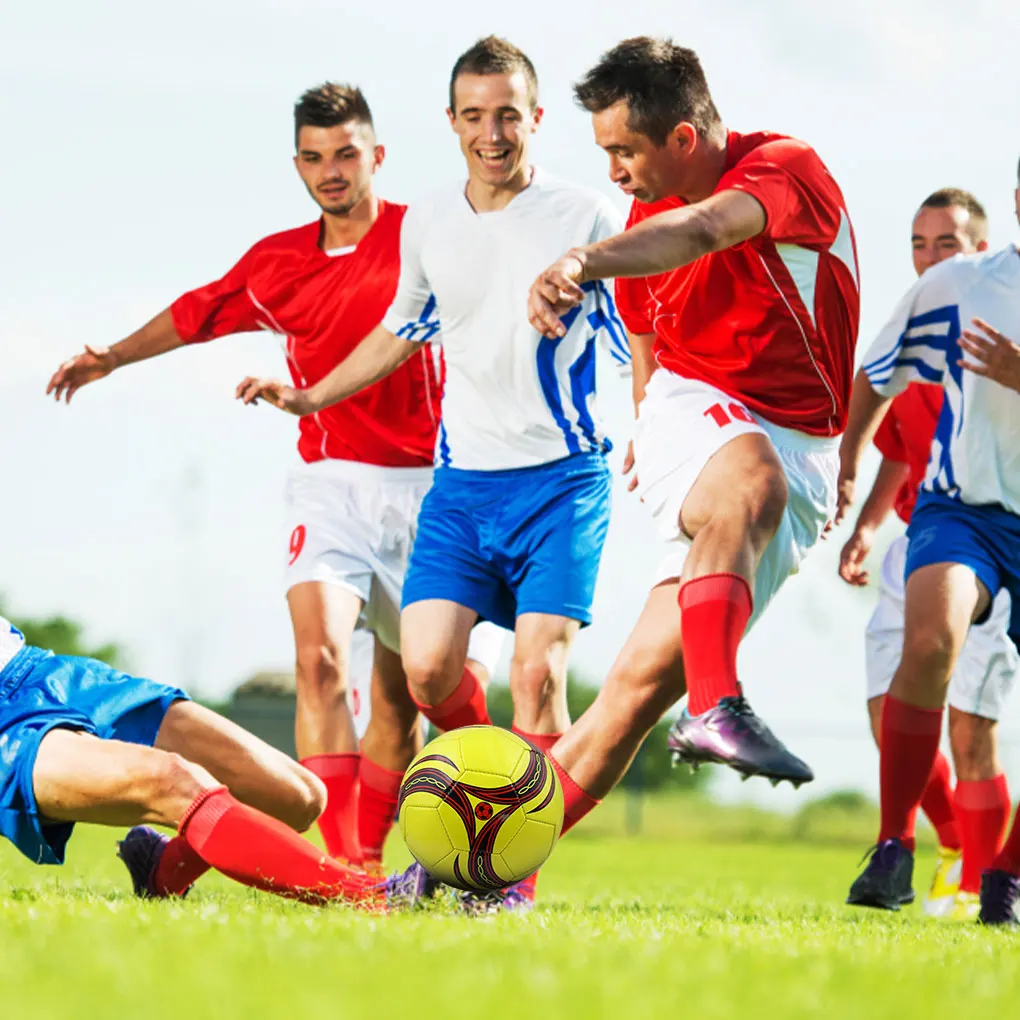 PU Teamwork And Fun Soccer Ball For Kids - Sports Venue Competitive Soccer Ball Size 4 Football Training Soccer Training