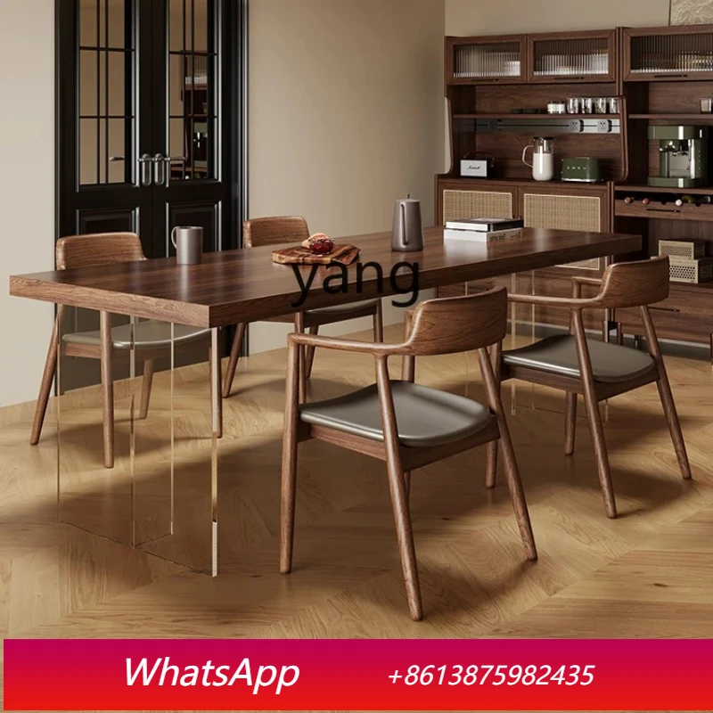 

Акриловый подвесной обеденный стол LMM для дома, малогабаритных квартир, новый китайский офисный чайный столик