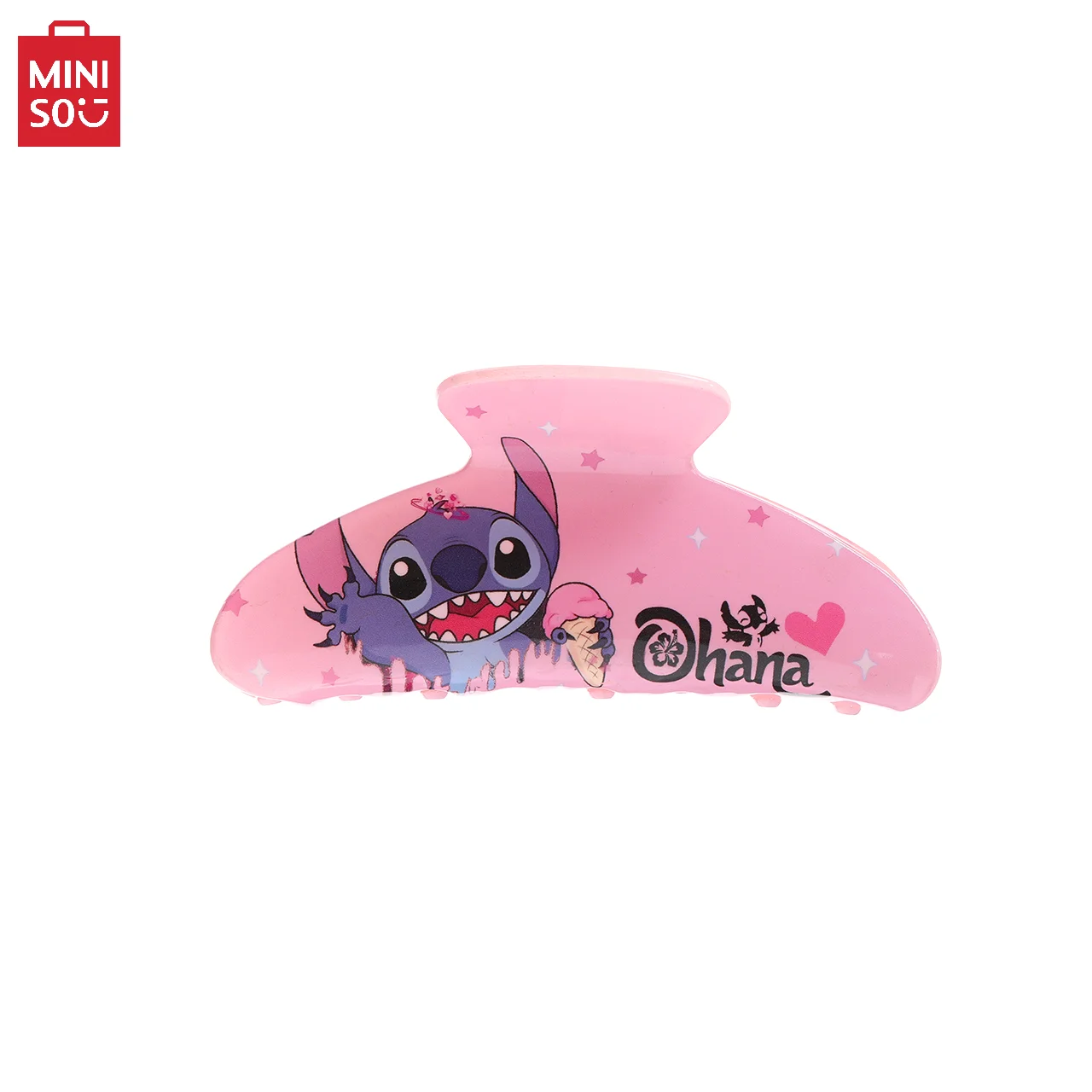 

Miniso заколка для волос аксессуары для волос Ститч акриловый мультяшный стиль бутик подарок фестиваль