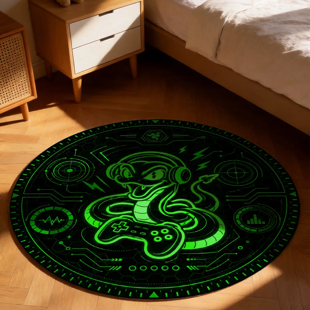 Neon Green Gaming Mat Mouse Pad for PC Setup Retro Arcade Style Gamer Desk Mat XL