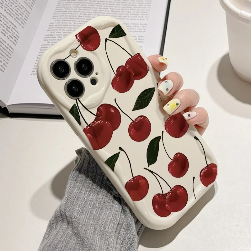 Red Cherry Print Ph…