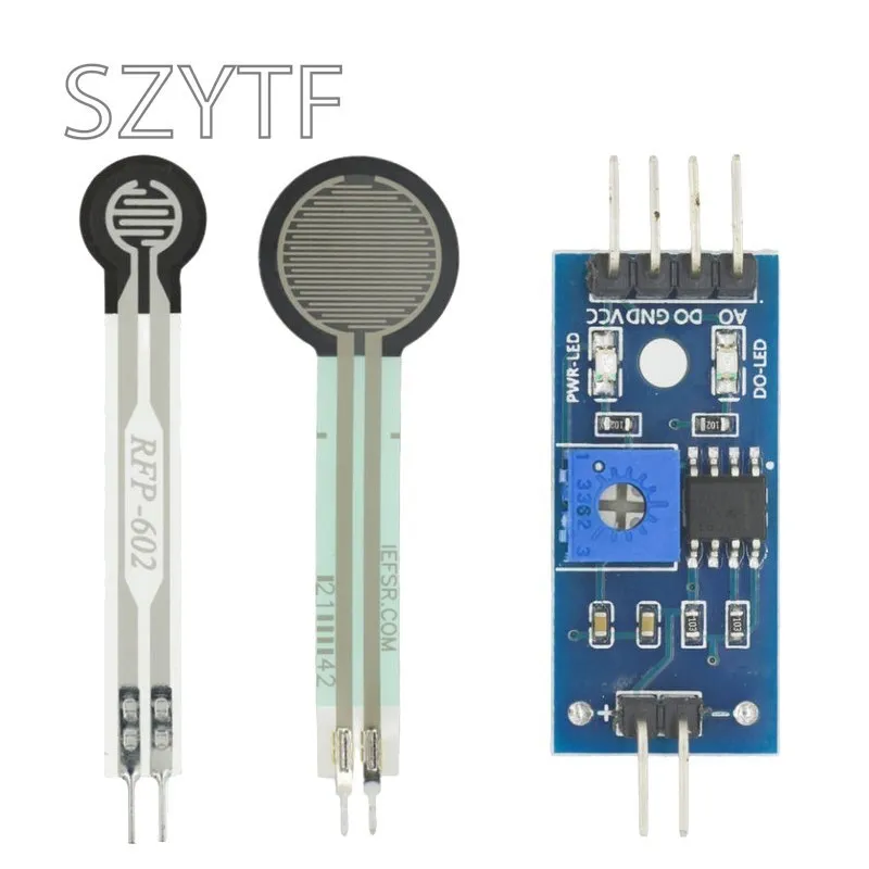 Load Cell Resistive Membrane Pressure Sensor Module Flexible Force Sensitive Analog FSR402 4mm 5mm 7mm 110mm For Arduino