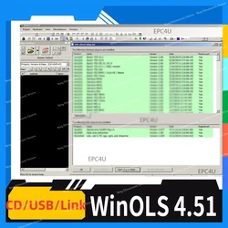 New WinOLS 4.51 With Plugins Auto ECU Chip Tuning Software VMWARE  send by USB or link With installation video