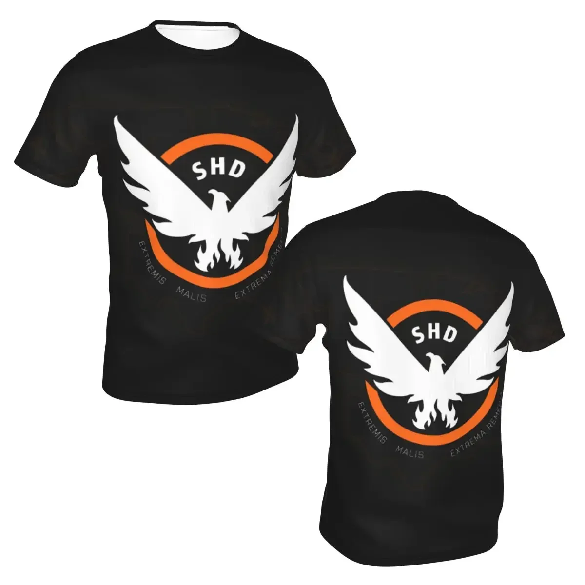 polyester The Division 2 Shd Strategic Homeland Division T-Shirt Men's Classic T Shirt Men O-Neck Summer Shirts Tops