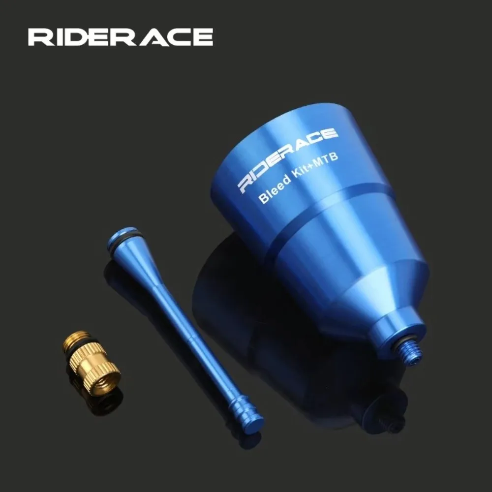 

RIDERACE Bicycle Oil Funnel Bleed Kit Aluminum Alloy Cycling Bike Disc Brake Oiling Tool Bicycle Disc Brake Bleed Kit