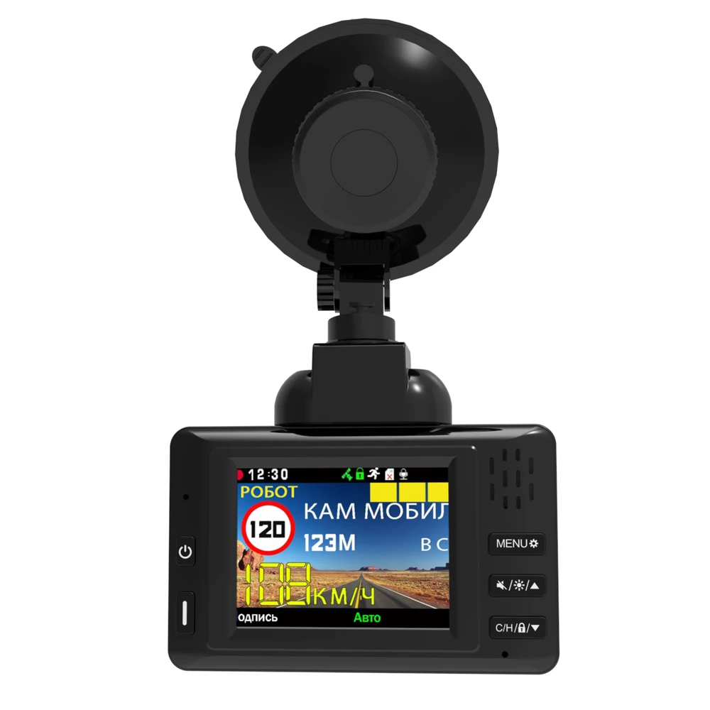 Combo Super Car DVR Recorder  GPS Anti  3 in 1 Car DVR  Signature  GPS Receiver 1080P FHD Video  Car Camera