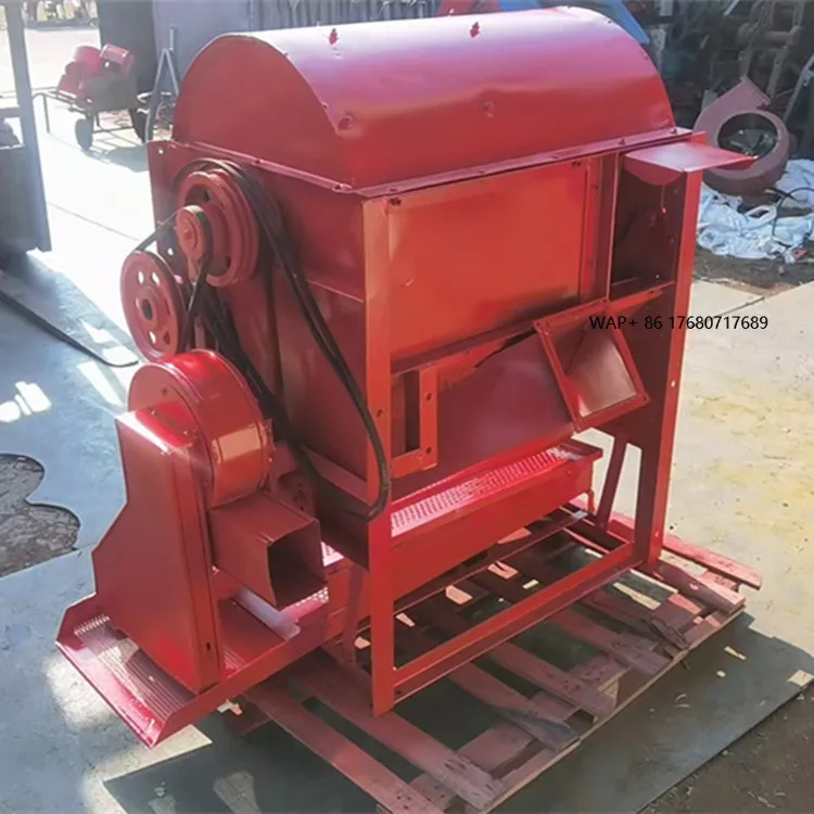 Electric  Engine Big Capacity Wheat Paddy Rice Threshing Machine/ Easy Operation Rice Wheat Thresher