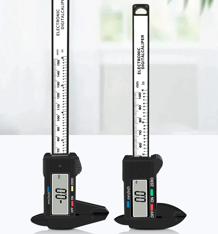 Calibro a corsoio elettronico digitale Calibro digitale da 0-150 mm Display LCD da 6 pollici ad alta precisione da 150 mm