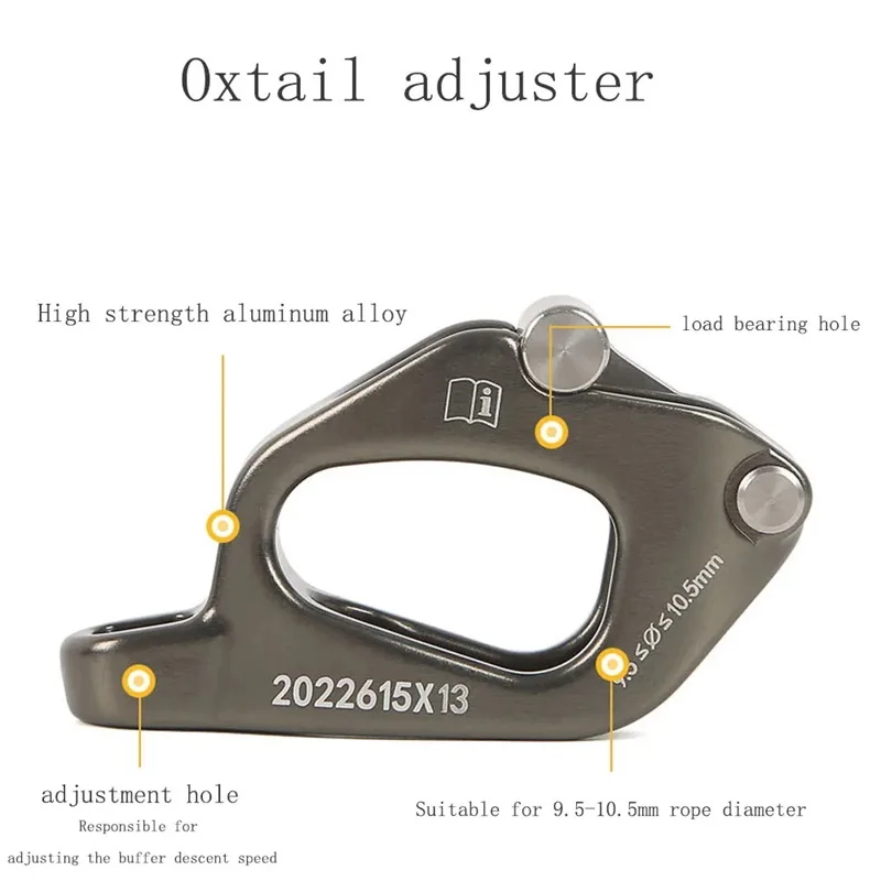 Outdoor Adjust Eye-to-eye Sling Rope Positioning Lanyard Adjuster For Ascend Descend Xinda Rock Climbing SRT Caving Tools